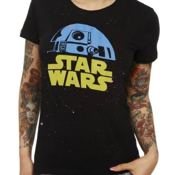 HOT TOPIC Star Wars R2D2 Graphic Tee Size 3x - Picture 1 of 9